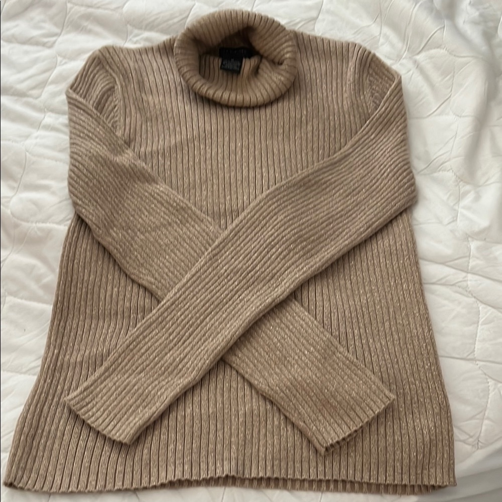 The Limited Tan Turtleneck Sweater